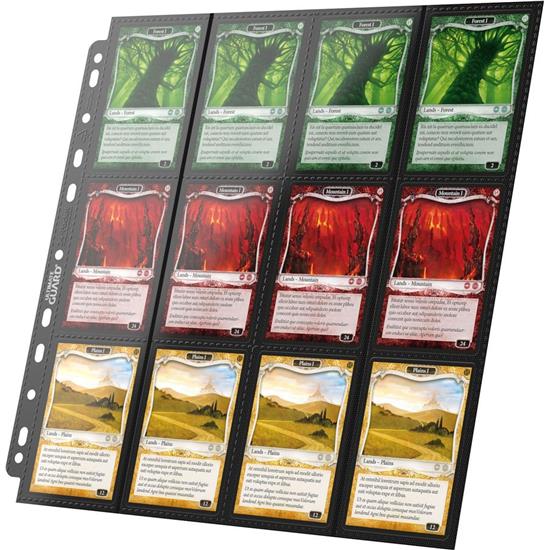 Diverse: Ultimate Guard 24-Pocket QuadRow Pages Side-Loading Black (10)