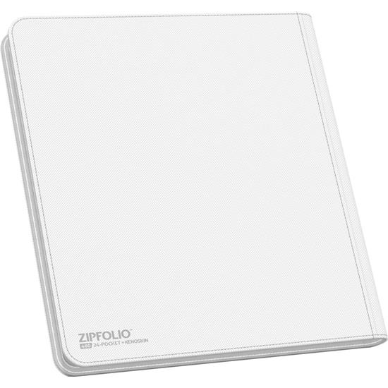 Diverse: Zipfolio 480 - 24-Pocket XenoSkin (Quadrow) - White
