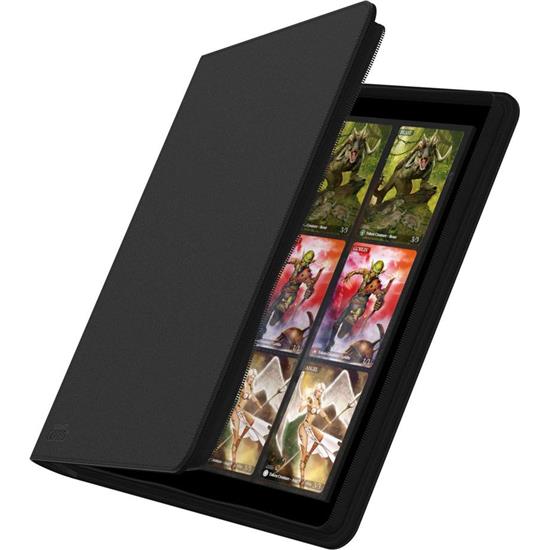 Diverse: Zipfolio 480 - 24-Pocket XenoSkin (Quadrow) - Black