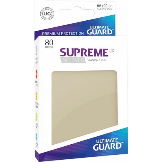 Diverse: Ultimate Guard Supreme UX Sleeves Standard Size Sand (80)