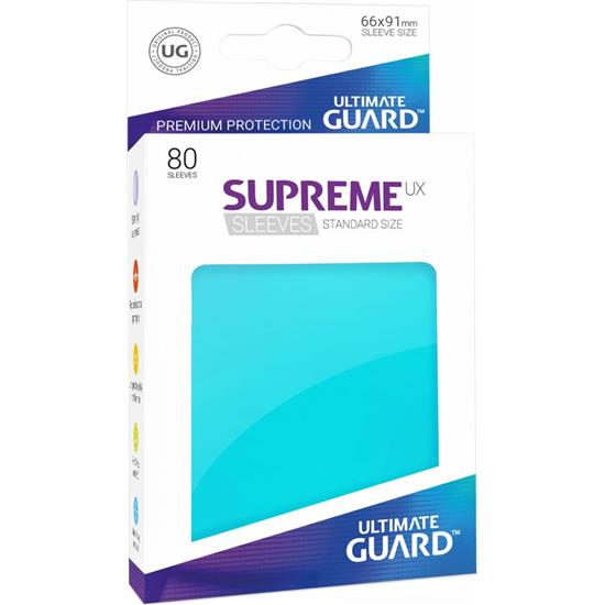 Diverse: Ultimate Guard Supreme UX Sleeves Standard Size Aquamarine (80)