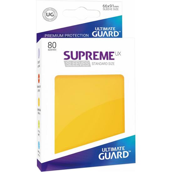 Diverse: Ultimate Guard Supreme UX Sleeves Standard Size Yellow (80)