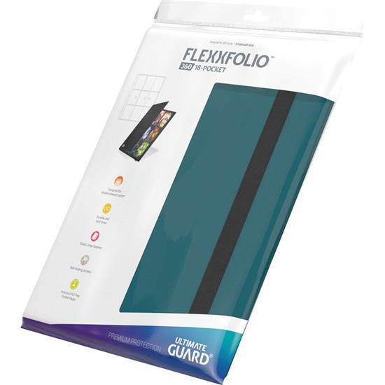 Diverse: Ultimate Guard Flexxfolio 360 - 18-Pocket Petrol Blue