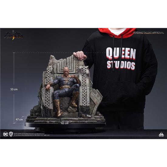 Black Adam: Black Adam On Throne 53 cm Statue 1/4 