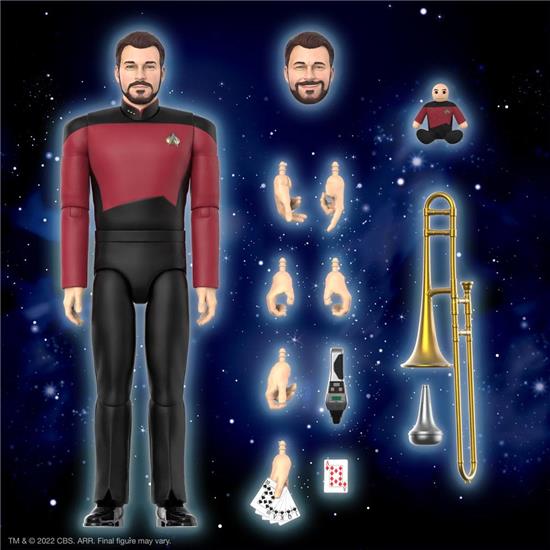 Star Trek: Commander Riker 18 cm Ultimates Action Figure 