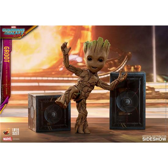 Guardians of the Galaxy: Guardians of the Galaxy Vol. 2 Life-Size Masterpiece Actionfigur Groot Slim Version 26 cm