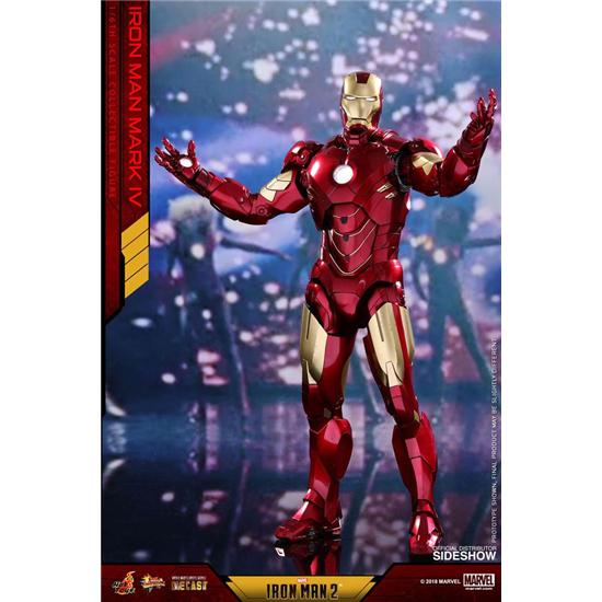 Iron Man: Iron Man 2 Diecast Movie Masterpiece Action Figure 1/6 Iron Man Mark IV 32 cm