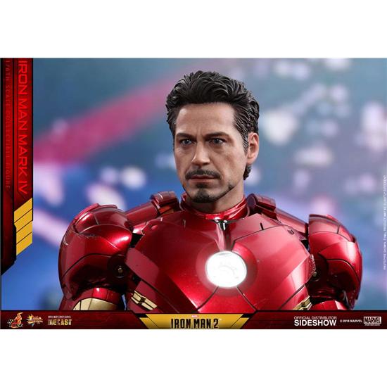 Iron Man: Iron Man 2 Diecast Movie Masterpiece Action Figure 1/6 Iron Man Mark IV 32 cm