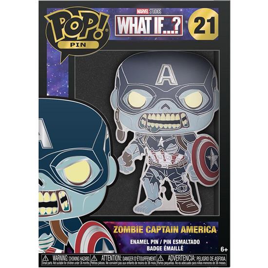 What If...: Zombie Captain America POP! Pin Bagde