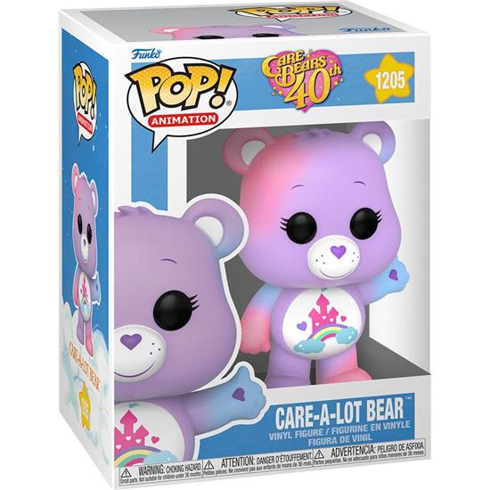 Care Bears: Care-a-Lot Bear (40th Anniversary) POP! TV Vinyl Figur (#1205)