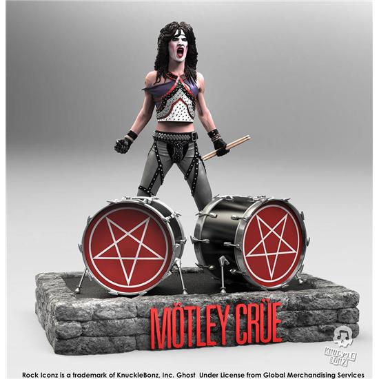 Mötley Crüe: Mötley Crüe Rock Iconz Statue 1/9 Tommy Lee 22 cm