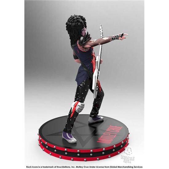 Mötley Crüe: Mötley Crüe Rock Iconz Statue 1/9 Nikki Sixx 22 cm