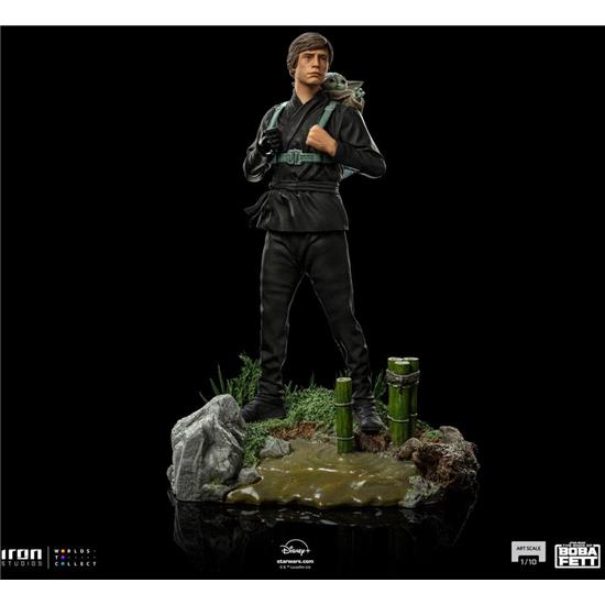 Star Wars: Luke Skywalker & Grogu Training Statue 20 cm