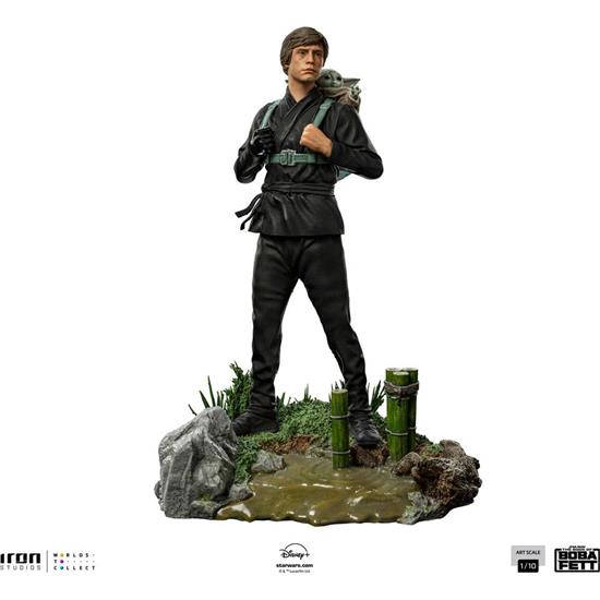 Star Wars: Luke Skywalker & Grogu Training Statue 20 cm