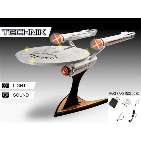 Star Trek: Star Trek Level 5 Model Kit with Sound & Light Up 1/600 USS Enterprise NCC-1701