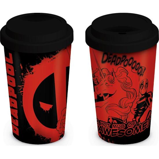 Deadpool: Deadpool Travel Mug Unicorn