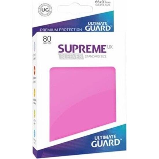 Diverse: Ultimate Guard Supreme UX Sleeves Standard Size Pink (80)