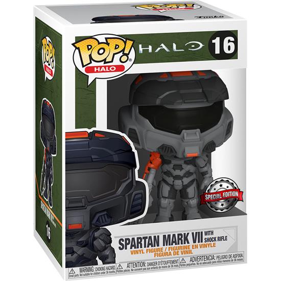 Halo: Spartan Mark VII w/Shock Rifle POP! Games Vinyl Figur (#16)