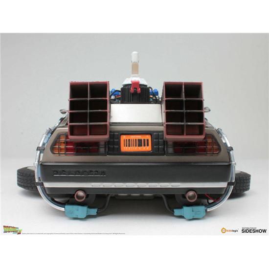 Back To The Future: Back to the Future II Floating Model with Light Up Function DeLorean Time Machine 22 cm