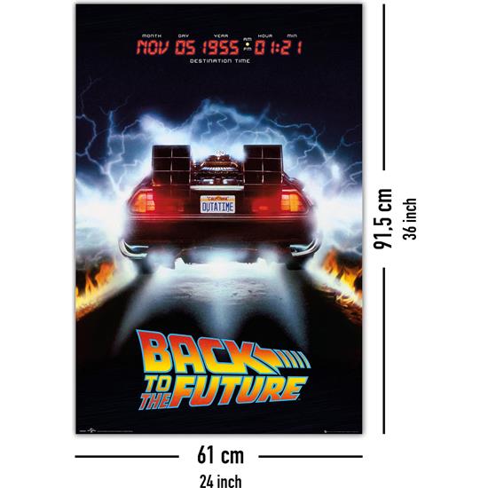 Back To The Future: Delorean Outatime Plakat