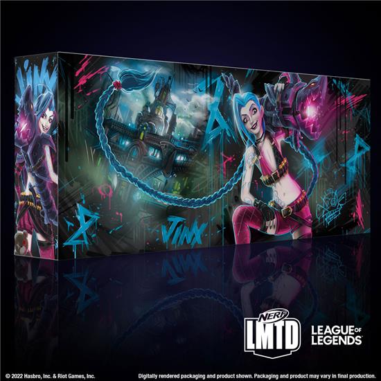 League Of Legends: Jinx Fishbones Blaster NERF LMTD 93 cm