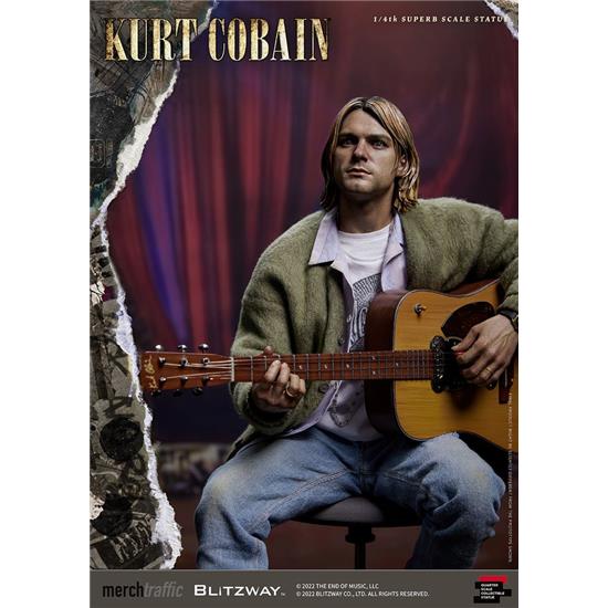 Nirvana: Kurt Cobain Statue 1/4 37 cm