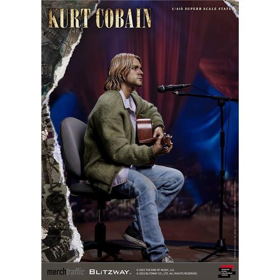 Nirvana: Kurt Cobain Statue 1/4 37 cm
