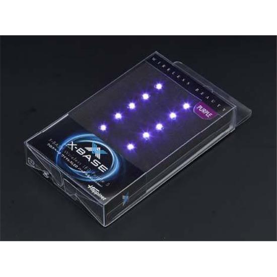 Diverse: X-base LED 10-Pack purple