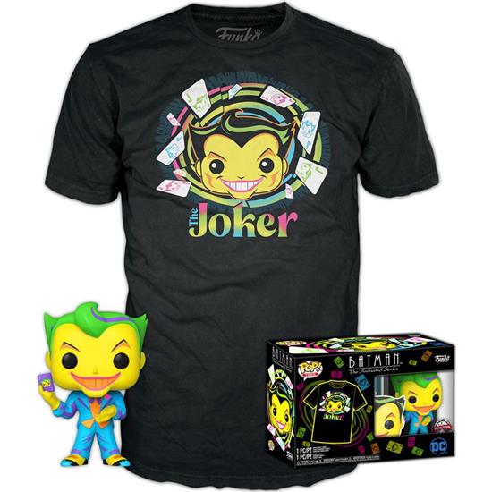 Batman: Joker Black Light POP! & Tee Box (#370)