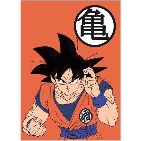 Dragon Ball: Son Goku Fleece Tæppe 100 x 140 cm