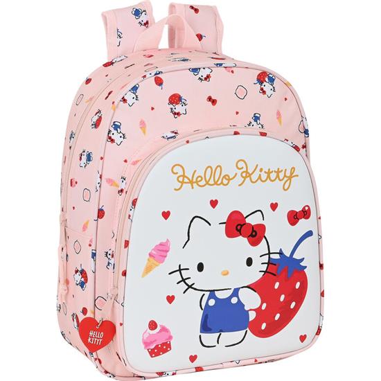 Hello Kitty: Pink Jordbær Kitty Rygsæk