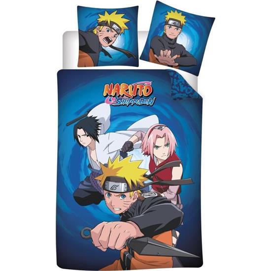 Naruto Shippuden: Team 7 Power Pose Øko-Tex Bomuld Sengetøj