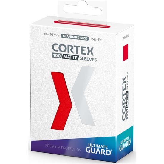 Diverse: Cortex Sleeves Standard Size Matte Red (100)