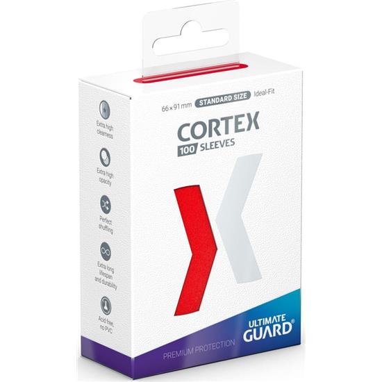 Diverse: Cortex Sleeves Standard Size Red (100)