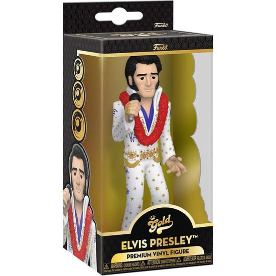 Elvis Presley: Elvis Vinyl Gold Figur 13 cm