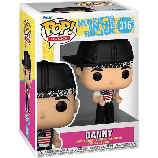 New Kids on the Block: Danny POP! Rocks Vinyl Figur (#316)