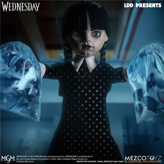 Addams Family: Wednesday Addams Living Dead Doll 25 cm