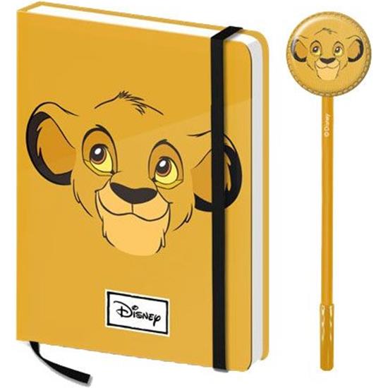 Løvernes Konge: Simba Notesbog Og Blyant