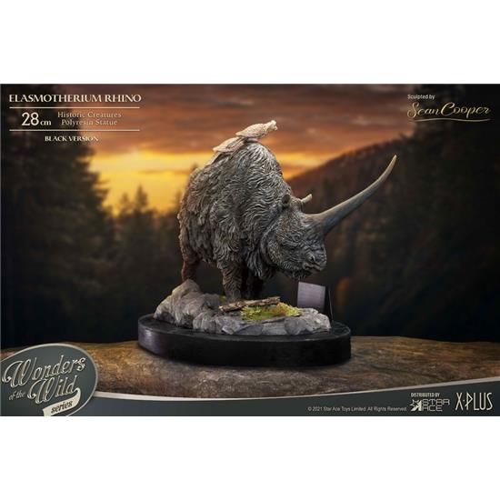 Diverse: Rhino Statue 28 cm Sort Ver.