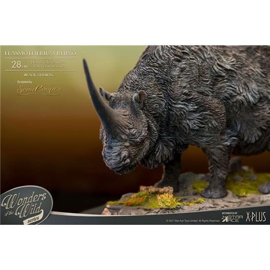 Diverse: Rhino Statue 28 cm Sort Ver.