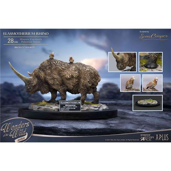 Diverse: Rhino Statue 28 cm brun Ver.