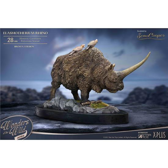 Diverse: Rhino Statue 28 cm brun Ver.