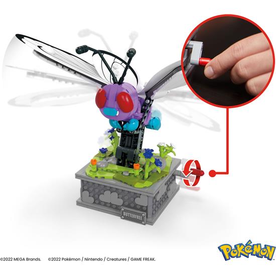 Pokémon: Motion Butterfree Samlesæt 22 cm