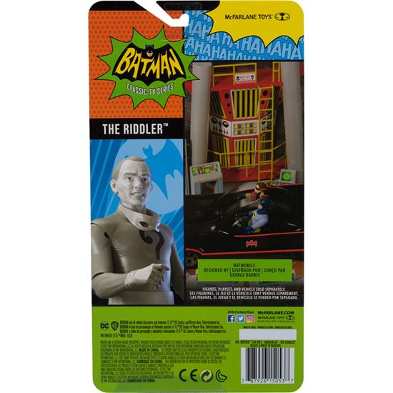 Batman: The Riddler Action Figur 15 cm (Black & White TV Variant) 
