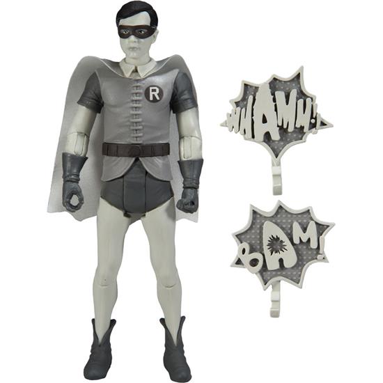 DC Comics: Robin Action Figur 15 cm (Black & White TV Variant) 