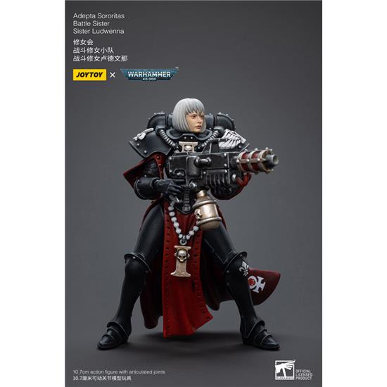 Warhammer: Adepta Sororitas Battle Sister Sister Ludwenna Action Figur 1/18 10 cm