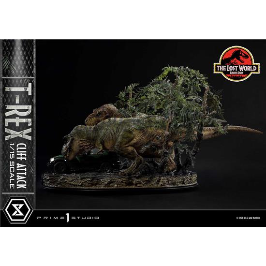 Jurassic Park & World: T-Rex Cliff Attack Bonus Version Statue 1/15 53 cm