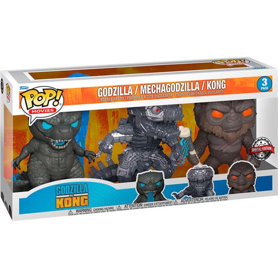 Godzilla: Godzilla Vs Kong Exlcusive 3 Pak