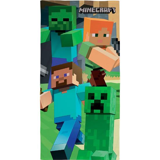 Minecraft: Steve Og Alex Håndklæde