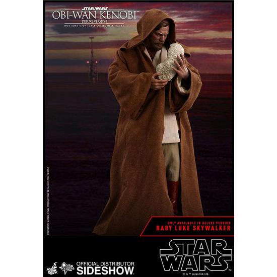 Star Wars: Star Wars Episode III Movie Masterpiece Action Figure 1/6 Obi-Wan Kenobi Deluxe Version 30 cm